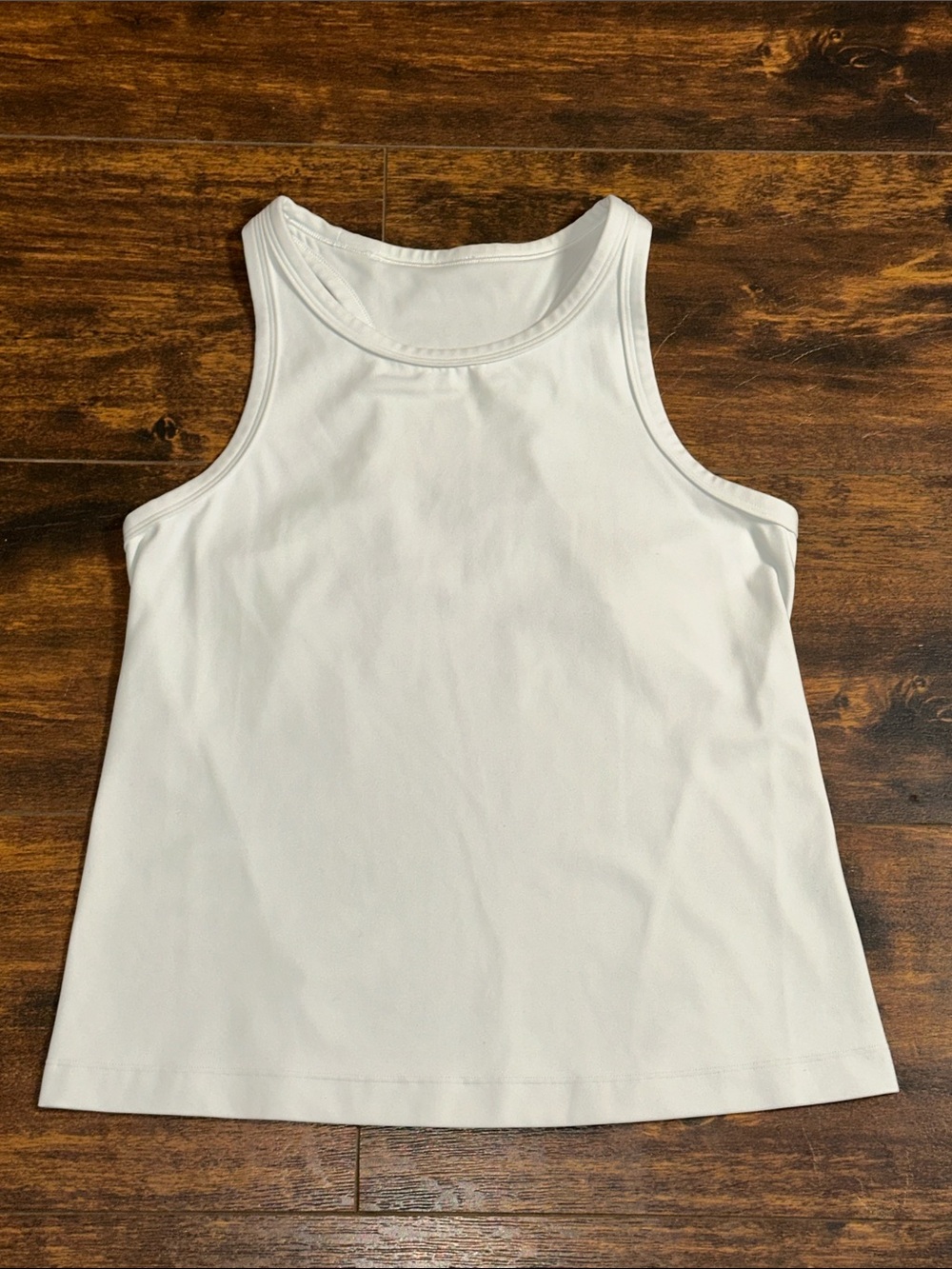 Lululemon White Racerback Tank 8 Yoga Workout 🤍